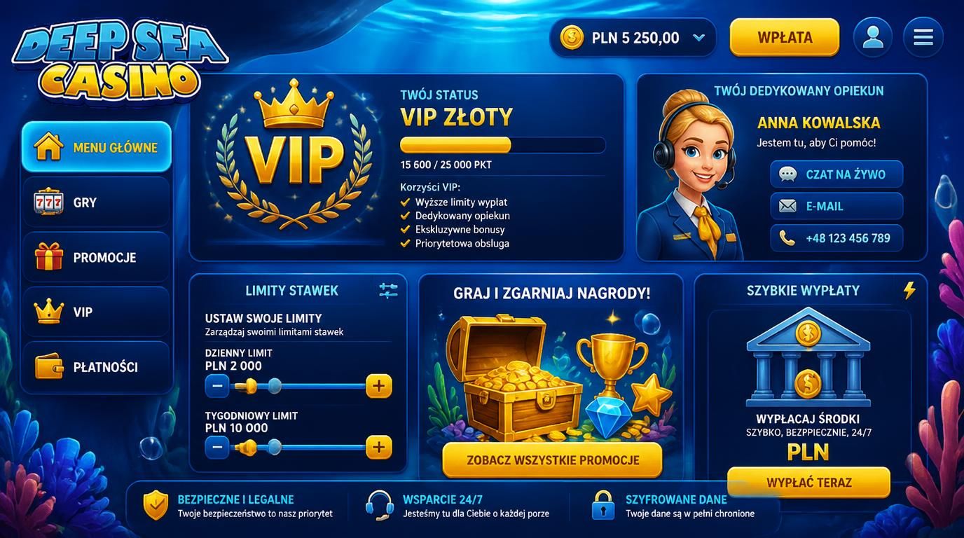 interfejs vip z limitami i nagrodami